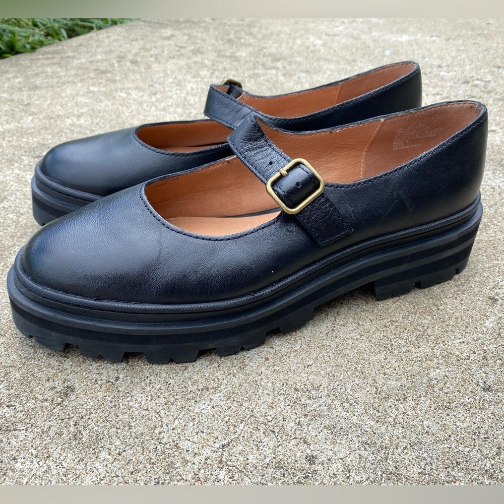 Madewell Freya Platform Lugsole Mary Jane NEW size 8